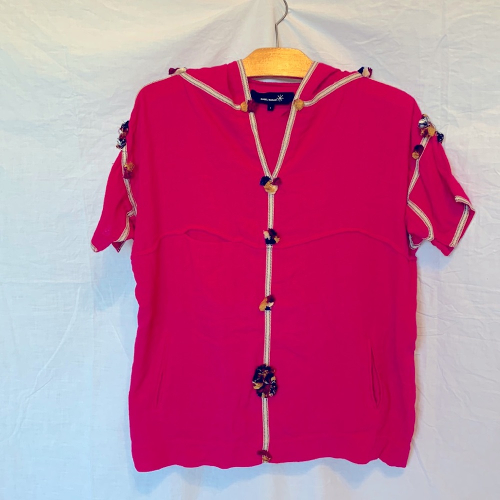 RARE Isabel Marant short-sleeved lightweight hoodie